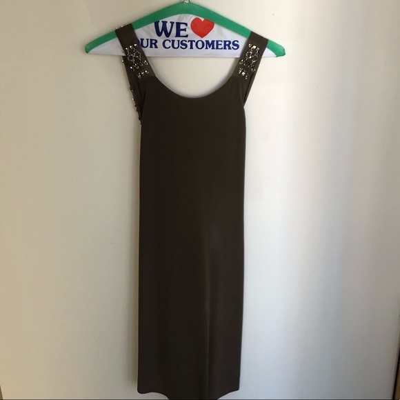 3.1 Phillip Lim Silk Embellished Shoulder Dress - Picture 3 of 6